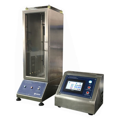 Flammability Testing Equipment Vertical Flame Tester For Textiles For After-Flame Flame Resistance And Char Length Tendencies