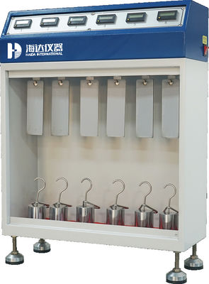 Buen precio Máquina de ensayo de plásticos electrónicos Tester de retención de cinta a temperatura ambiente 6 grupos en línea