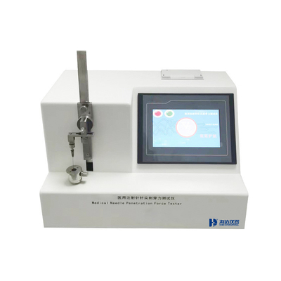 Almacenamiento de datos USB Tester de fuerza de penetración de aguja médica 100 mm/min Velocidad de movimiento