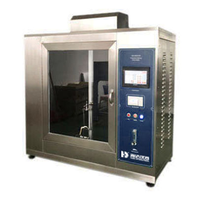 Buen precio Equipo de ensayo de propagación vertical de la llama para textiles con ángulo de quemador horizontal y gas de combustión industrial en línea