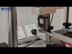 Máquina de prueba simple doble de utensilios de cocina HD-M006 con resistencia a la flexión de recubrimientos antiadherentes